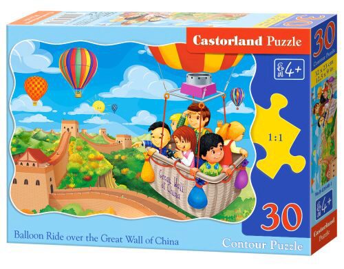 Castorland B-03648-1 Balloon Ride over the Grat Wall of China Puzzle 30 Teile