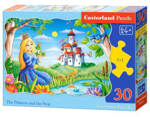Castorland B-03679-1 The Princess and the Frog,Puzzle 30 Teil