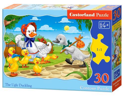Castorland B-03723-1 The Ugly Duckling, Puzzle 30 Teile