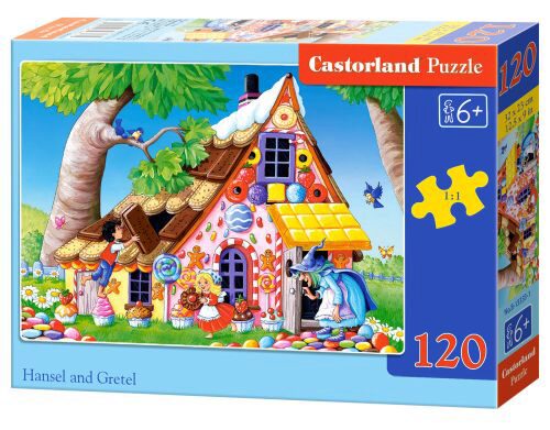 Castorland B-13333-1 Hansel and Gretel, Puzzle 120 Teile