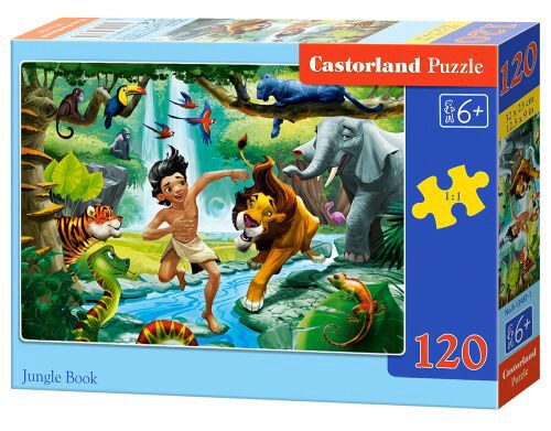Castorland B-13487-1 Jungle Book, Puzzle 120 Teile