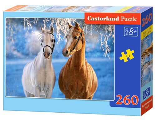 Castorland B-027378-1 The Winter Horses, Puzzle 260 Teile