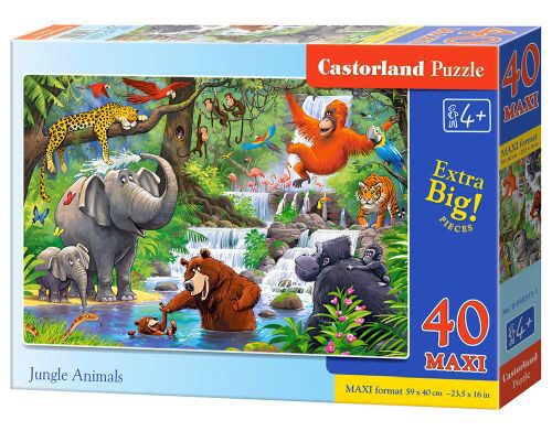 Castorland B-040315-1 Jungle Animals, Puzzle 40 Teile maxi