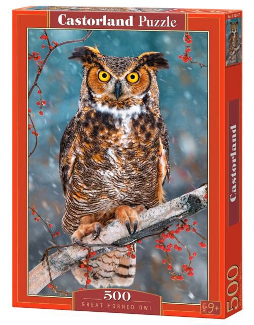 Castorland B-52387 Great Horned Owl, Puzzle 500 Teile
