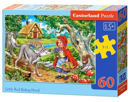 Castorland B-066117 Little Red Riding Hood,Puzzle 60 Teile