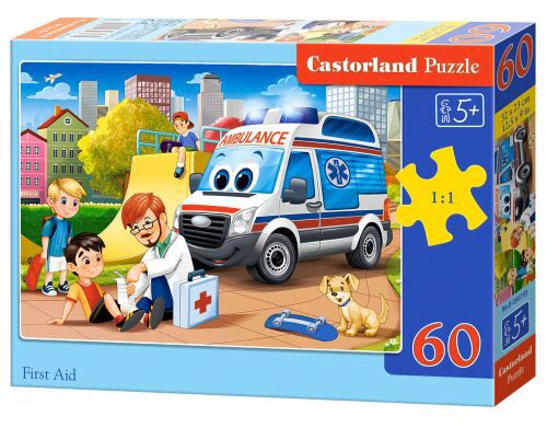 Castorland B-066193 First Aid, Puzzle 60 Teile