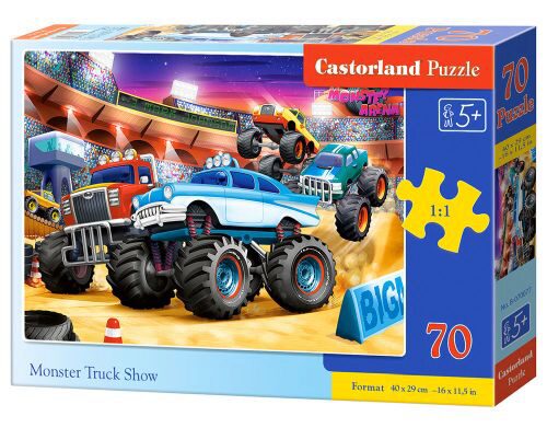 Castorland B-070077 Monster Truck Show, Puzzle 70 Teile