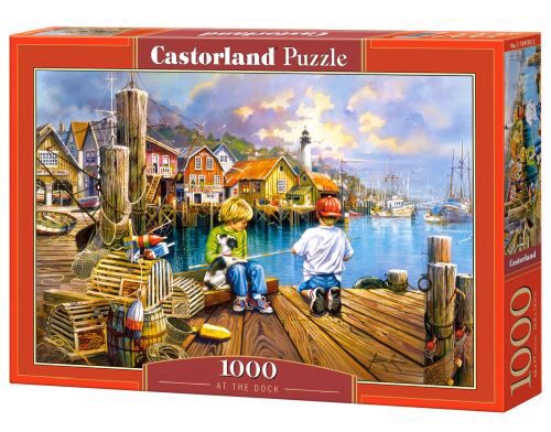 Castorland C-104192-2 At the Dock, Puzzle 1000 Teile