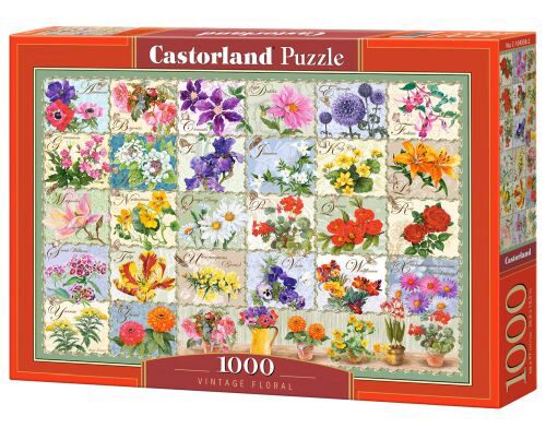 Castorland C-104338-2 Vintage Floral, Puzzle 1000 Teile