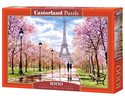 Castorland C-104369-2 Romantic Walk in Paris, Puzzle 1000 Teile