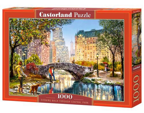 Castorland C-104376-2 Evening Walk Through Central Park, Puzzle 1000 Teile