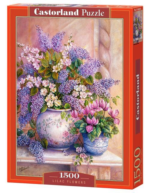 Castorland C-151653-2 Lilac Flowers, Puzzle 1500 Teile