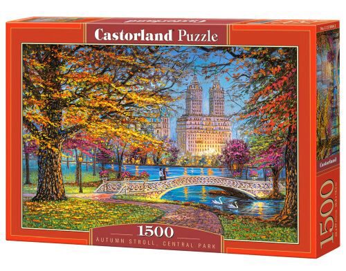 Castorland C-151844-2 Autumn Stroll, Central Park, Puzzle 1500 Teile