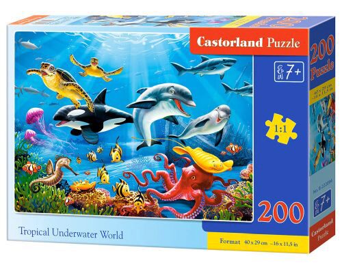 Castorland B-222094 Tropical Underwater World, Puzzle 200 Teile