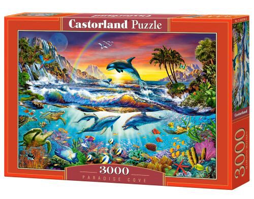 Castorland C-300396-2 Paradise Cove, Puzzle 3000 Teile