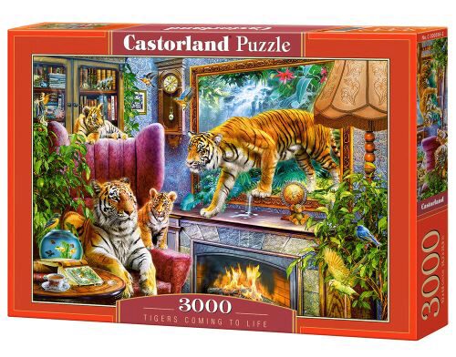 Castorland C-300556-2 Tigers Coming to Life, Puzzle 3000 Teile