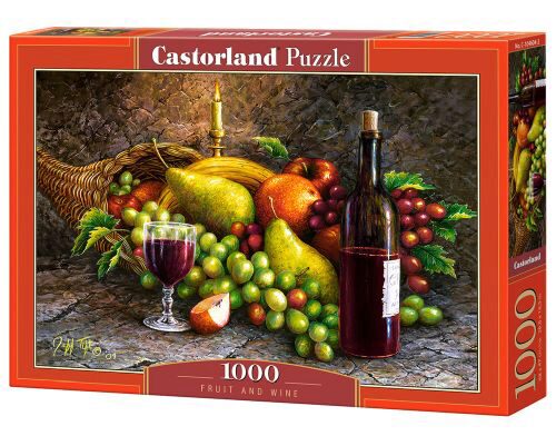 Castorland C-104604-2 Fruit and Wine, Puzzle 1000 Teile
