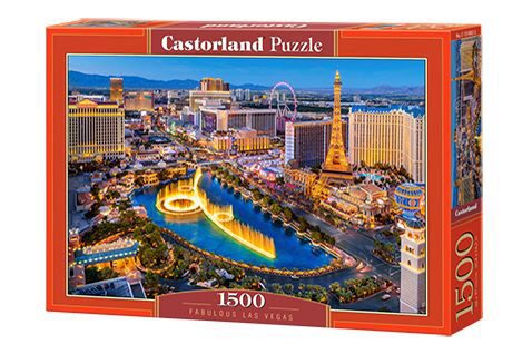 Castorland C-151882-2 Fabulous Las Vegas, Puzzle 1500 Teile