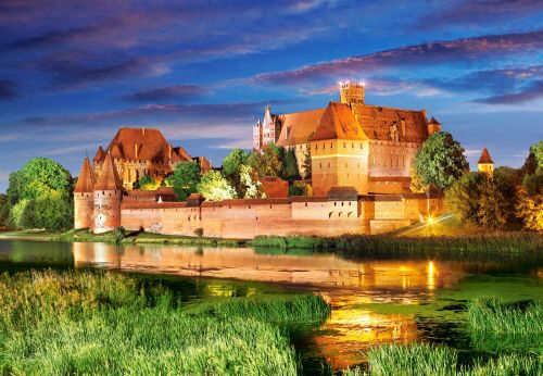 Castorland C-103010-2 Malbork Castle, Poland,Puzzle 1000 Teile