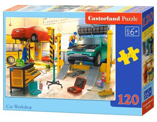 Castorland B-13531-1 Car Workshop Puzzle 120 Teile