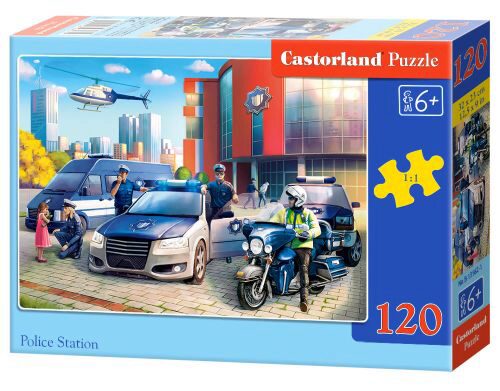 Castorland B-13562-1 Police Station Puzzle 120 Teile