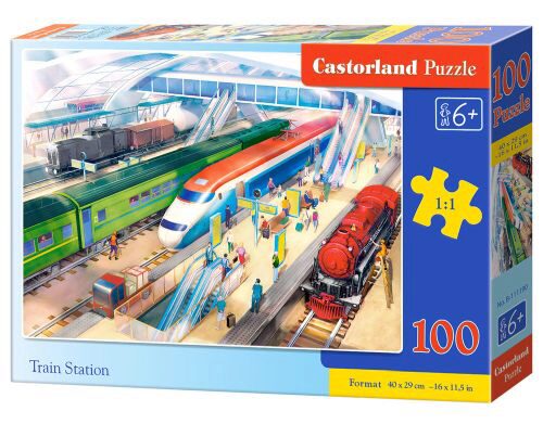 Castorland B-111190 Train Station Puzzle 100 Teile