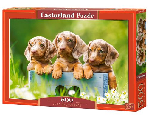 Castorland B-53605 Cute Dachshunds Puzzle 500 Teile