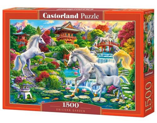 Castorland C-152117-2 Unicorn Garden Puzzle 1500 Teile