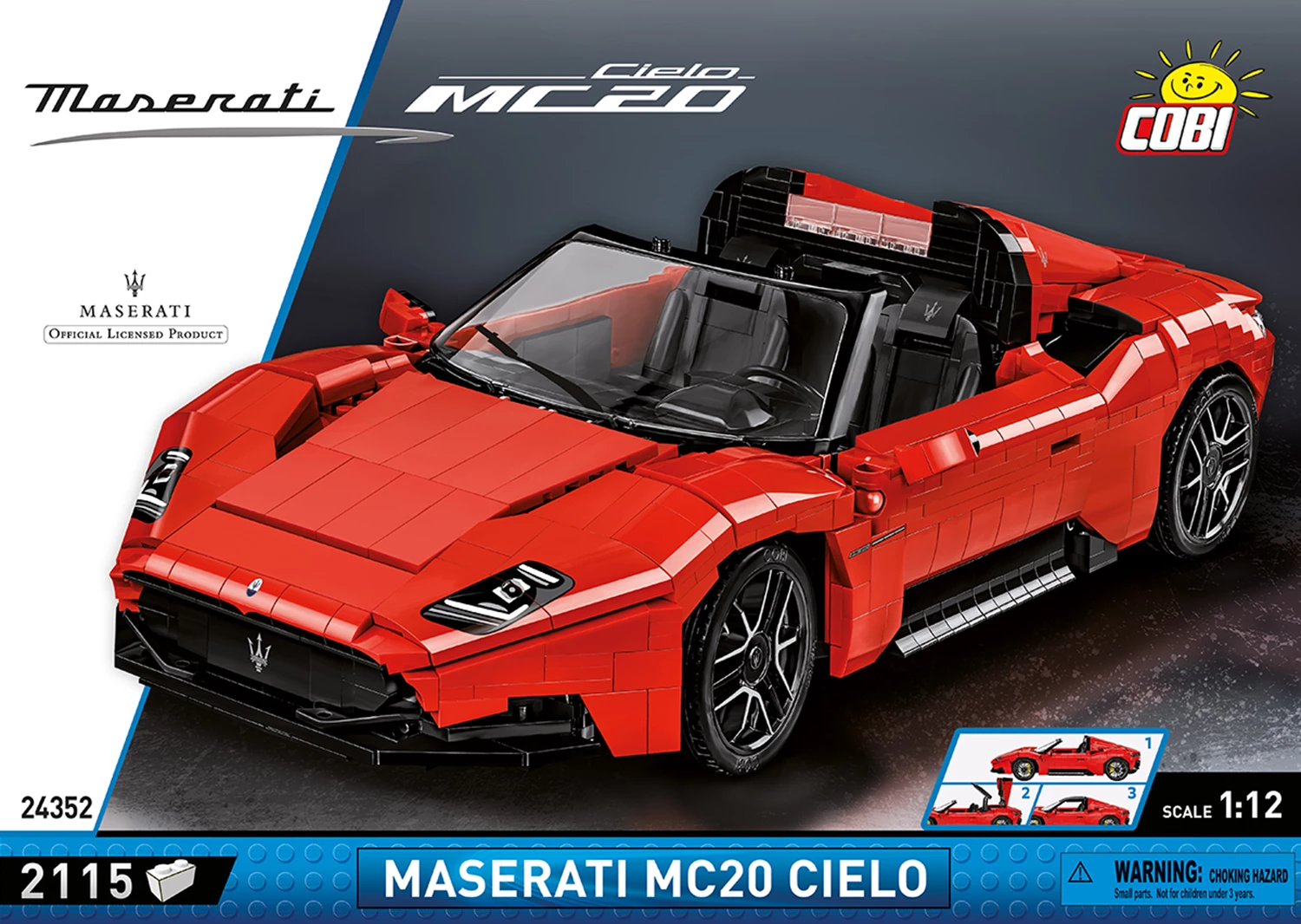 Cobi 24352 1:12 Maserati MC20 / 2115 pcs.