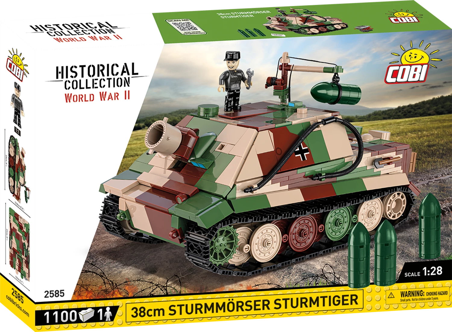 Cobi 2585 38 cm-Sturmmörser / 1100 pcs.