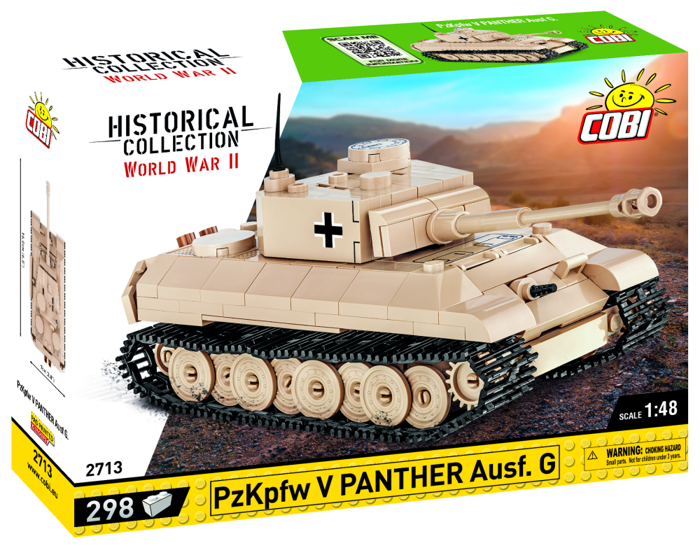 Cobi 2713 Panzer V Panther / 298 pcs. PzKpfw V Panther Ausf. G  1:48