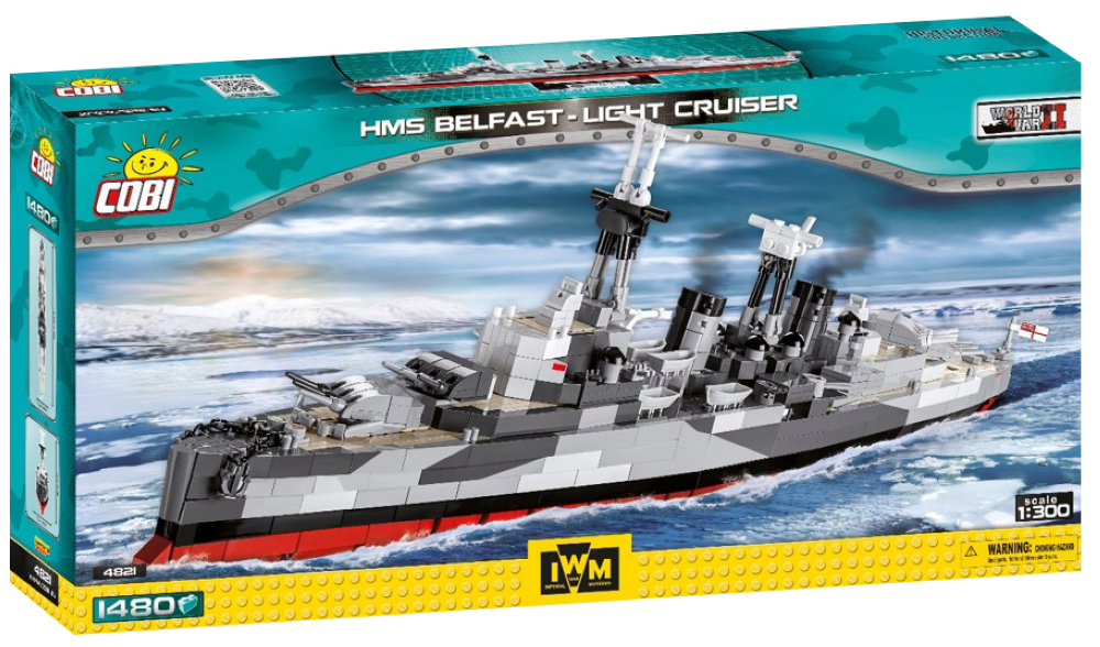 Cobi 4821 HMS Belfast Light Cruiser/1480 p