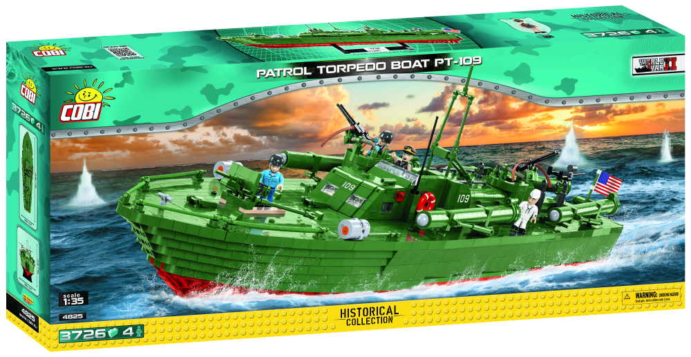 Cobi 4825 Patrol Boat PT-109 / 3726 pcs. Patrol Torpedo Boat