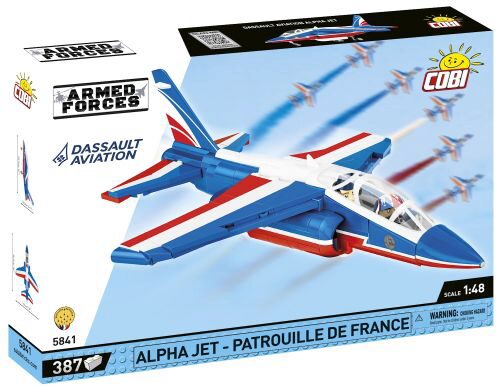 Cobi 5841 Alpha Jet P. de France / 387 pcs Patrouille de France