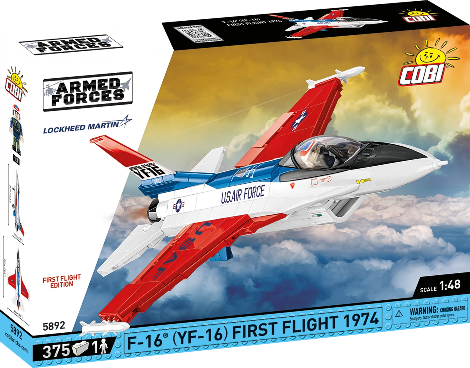 Cobi 5892 F-16 First Flight 1974/375 pcs.