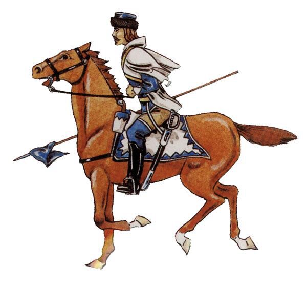 Prince August 53 Zinngiessform Reiter Uhlan de Natzmer  Battle of Rossbach