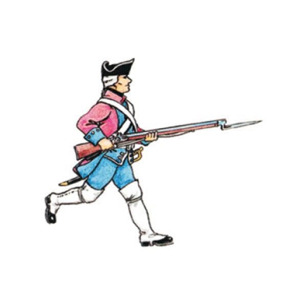 Prince August 58 Zinngiessform Battle of Rossbach - Prussia Musketier  Schweiz  1757
