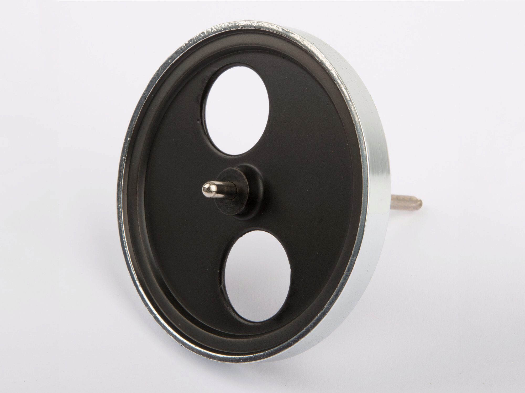 Wilesco 1401 Schwungrad 80 mm, mit Achse, schwarz/nickel für Typ D 368,398