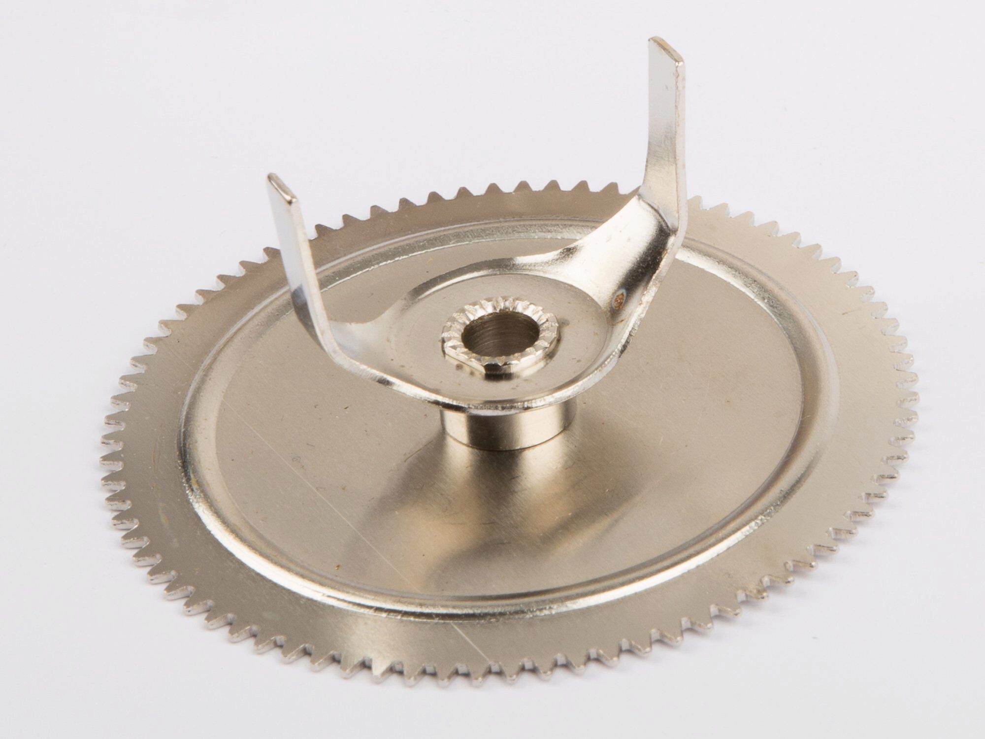 Wilesco 1464 Zahnrad mit Mitnehmer, nickel für Typ D 365,368,395,398,405,495