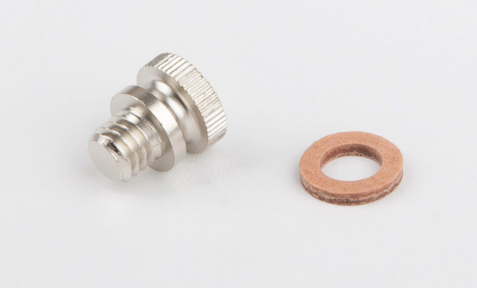Wilesco 1503 Ölerschraube, vernickelt M 6 für Typ D 16,18,20,24,48,52,161