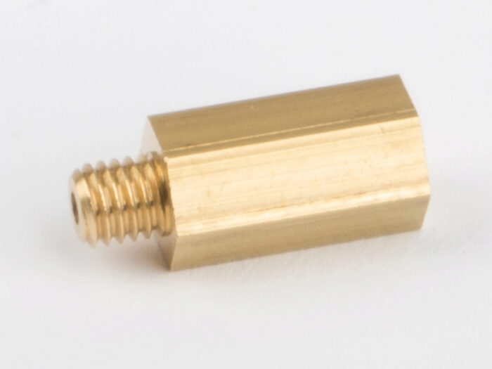 Wilesco 1535 Zwischenstück Messing M5 - M5 für Typ D 456