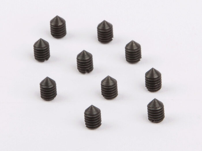 Wilesco 1629 Madenschrauben für Schnurlaufrollen (1 Beutel = 10 Stück) für Typ D 14,15,16,20,21,22,24,52,141,161,305, 365,366,395/6/8,405,406,409,430,495/6/9,             D 12 (bis 2014)