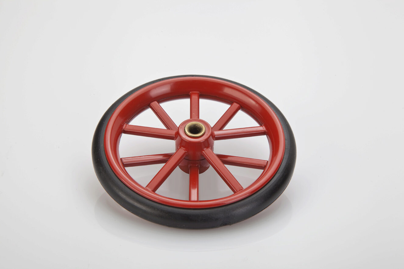 Wilesco 1906 Rad mit Gummireifen, 84 mm außen für Typ D 305
