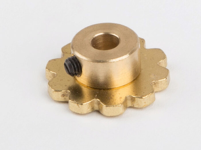 Wilesco 1916 Zahnrad 18 mm, 10 Zähne, Bohrung 4 mm für Typ D 305, 430