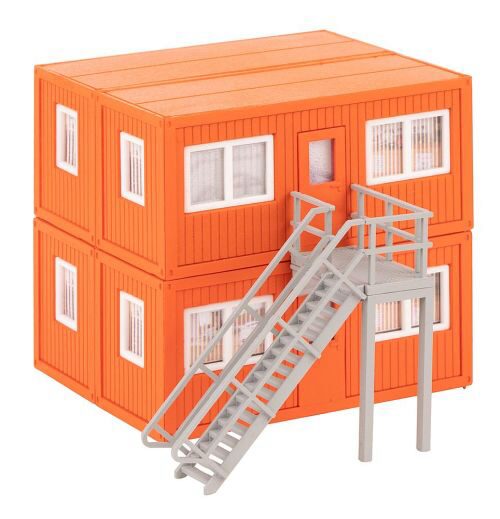 Faller 130135 4 Baucontainer, orange