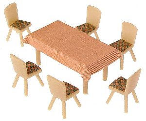 Faller 180442 4 Tische und 24 Stühle