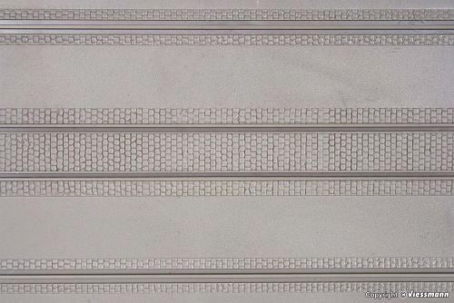 Kibri 34127 H0 Strassenplatte für DB und Portalkran, L 20 x B 12 cm

