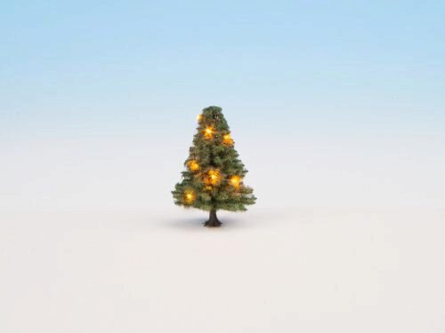 Noch 22111 Beleuchteter Weihnachtsbaum grün mit 10 LED