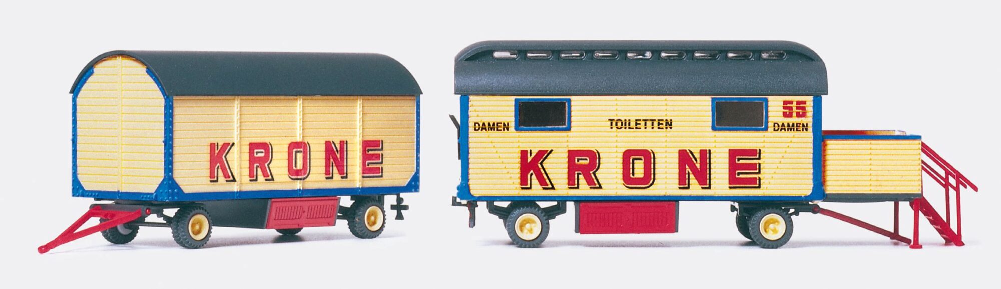 Preiser 21052 Damentoilette und Packwagen