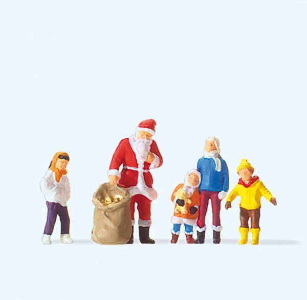 Preiser 29098 Weihnachtsmann mit Kindern